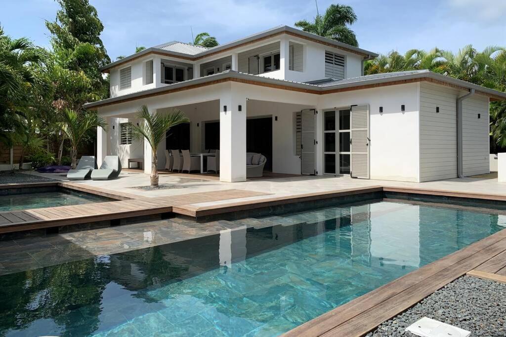 Villa Manzana : Neuve 4Ch 4Sdb 2 Piscines - Luxe Saint-Francois  Eksteriør billede