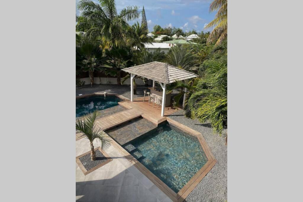 Villa Manzana : Neuve 4Ch 4Sdb 2 Piscines - Luxe Saint-Francois  Eksteriør billede