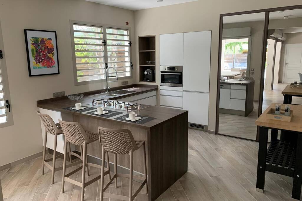 Villa Manzana : Neuve 4Ch 4Sdb 2 Piscines - Luxe Saint-Francois  Eksteriør billede