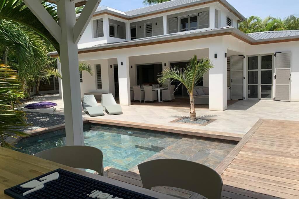 Villa Manzana : Neuve 4Ch 4Sdb 2 Piscines - Luxe Saint-Francois  Eksteriør billede