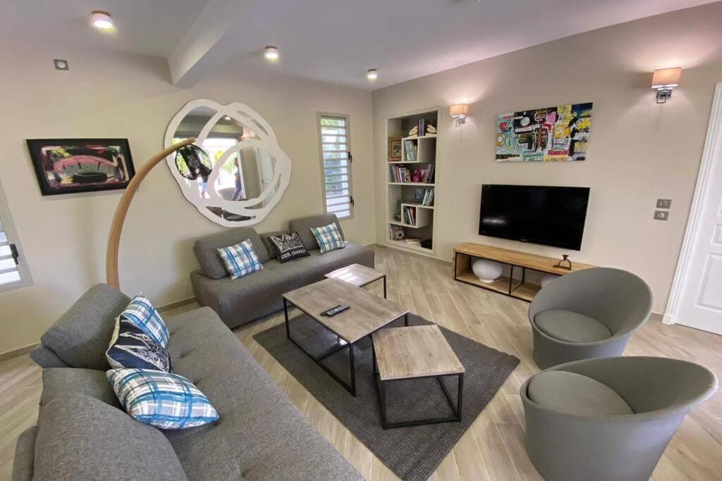 Villa Manzana : Neuve 4Ch 4Sdb 2 Piscines - Luxe Saint-Francois  Eksteriør billede