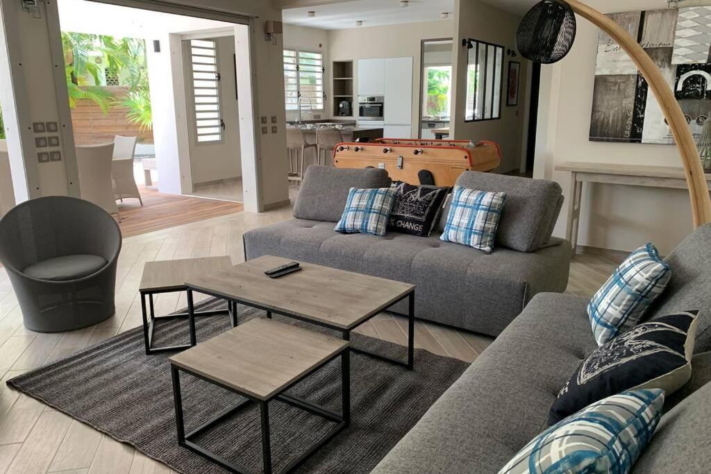 Villa Manzana : Neuve 4Ch 4Sdb 2 Piscines - Luxe Saint-Francois  Eksteriør billede